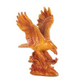 Faux Wooden Eagle Statue